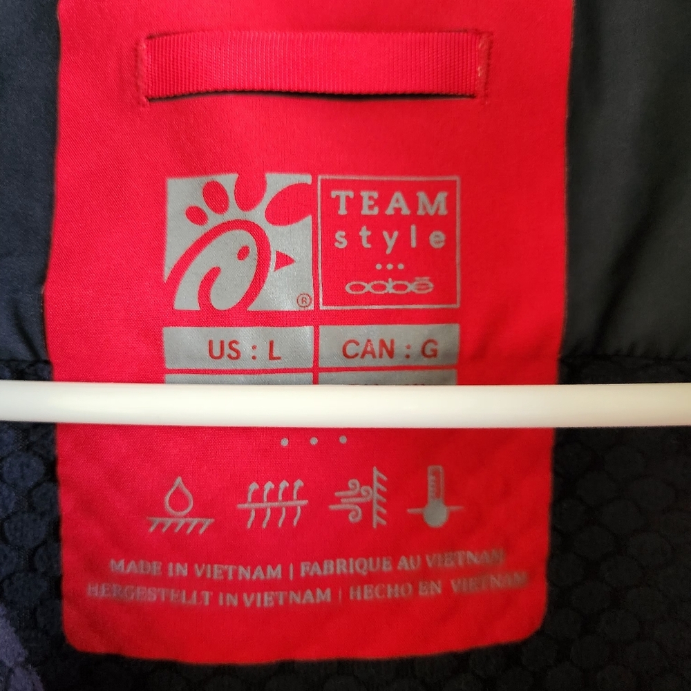 Chick-Fil-A Oobe Team Style Full Zip Up Jacket Size Large - Picture 3 of 11